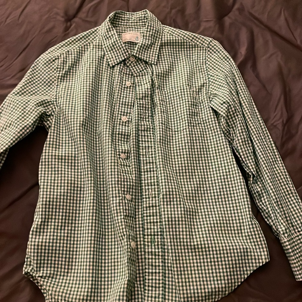 Jcrew Crewcuts button down boys shirt.